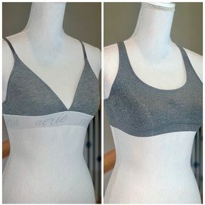 *2* Gray Aerie Bras